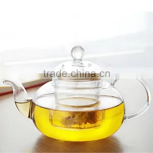 High Quality Heat Resistant Glass Teapot With Infuser Coffee Tea Leaf Herbal 350ML/600ML/800ML1000ML thumbnail-2