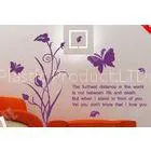 Custom Designer Wall Flower Stickers G066, /Design Wall Sticker /Decal Wall Stickers /Decorative Wal thumbnail-1