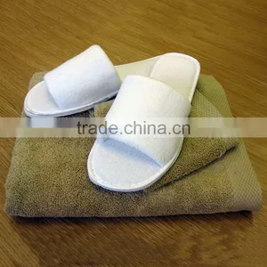 Hotel Bathroom Open Toe Mens Spa Slippers Wholesale thumbnail-1