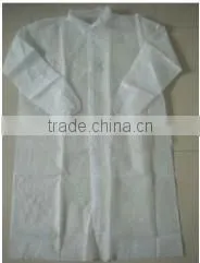 Disposable Unisex Lab Coats, Knitted Collar & Knitted Cuff thumbnail-1