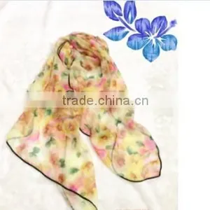 PRINTED POLYESTER SCARF thumbnail-3