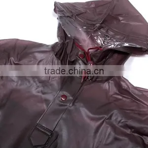 Pvc Hooded Rain Cape Poncho for Adults thumbnail-2