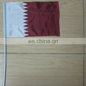 Silk Screen Printing National Qatar Body Flag Cape thumbnail-3
