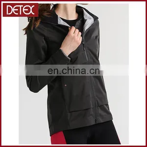 Women Softshell Fabric Soccer Cycling Jacket thumbnail-1