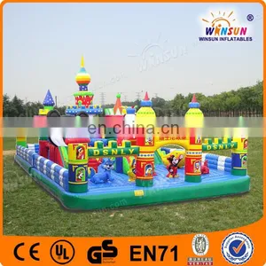 2017 Popular WINSUN Bouncy Castle Inflatable Fun City thumbnail-3