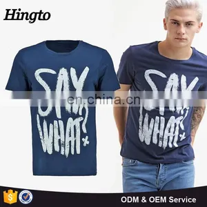 China Maufacturer Men Apparel Custom Tall t Shirts T-shirts Screen Printing in Front Wholesale thumbnail-1