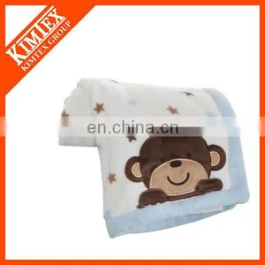 100 Polyester Fleece Baby Blanket thumbnail-1