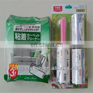 Paper Adhesive Floor Cleaning Roller For Clothes Dust Remove Sticky Lint Roller thumbnail-3