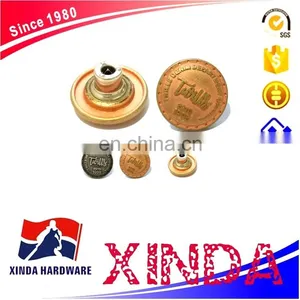 High Quality Plating Round Metal Jeans Button for Suspender Trousers thumbnail-5