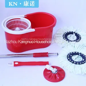 Environment-friendly Carbon Fiber Magic Cleaning Mop With Stainless Steel Bucket thumbnail-2