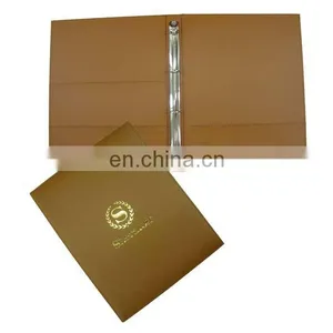 A4 Size Leather File Folder With Ring Binder thumbnail-1