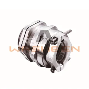 Stainless Steel Double Locked Waterproof Cable Gland thumbnail-1