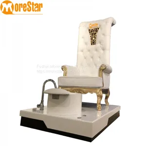 Best Selling Luxury Beauty Salon High Back King Throne Pedicure Chair for Foot Spa thumbnail-1