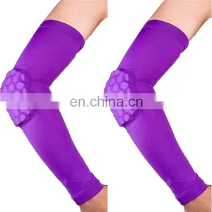 Shield Shape Crash Proof Elbow Pads Arm Sleeve Compression thumbnail-6