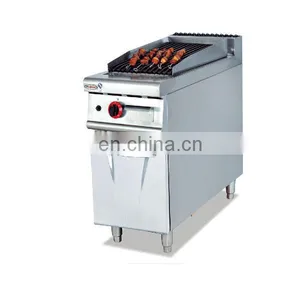 Table Top Gas Electric Lava Rock Grill With Cabinet thumbnail-1