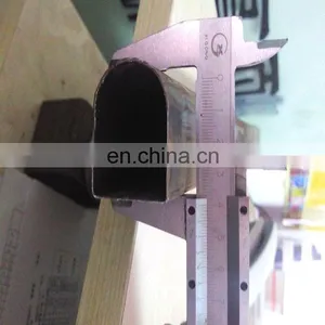 Factory Direct Price! D Shape Hollow Section Steel Tube/Half Elliptical Round Steel Tube thumbnail-2