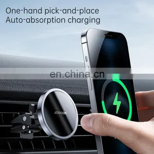 Joyroom Air Vent Mount 15W Phone Magnetic Car Wireless Charger For Car Magsafe Holder For Iphone 12 thumbnail-7