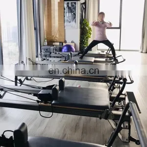 Fitness Class Studio Aluminum Reformer Price Aluminium Elina Allegro 2 Balanced Body Equipment Machine 1 Pilates Reformer Bed thumbnail-3