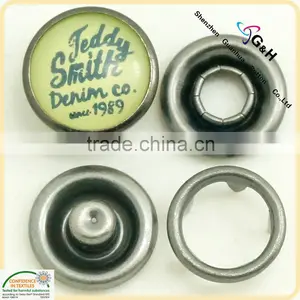 Lead Free Nickel Free Brass Metal Snap Button thumbnail-1