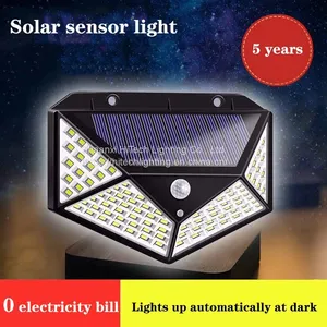 Outdoor LED Solar Light Motion Sensor IP65 Waterproof Sunlight Garden Decoration Street Light Solar Light Wall Light thumbnail-1