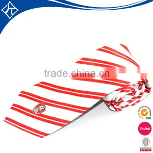 Newly Design Custom Company Logo For Business Skinny Men Silk Ties thumbnail-6