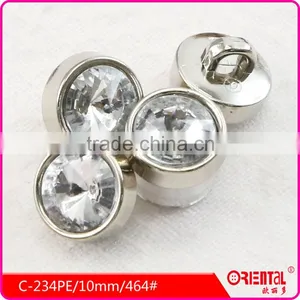 Fashion Decorative Shank Button With Acrylic Stone thumbnail-2