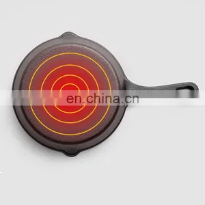 Meat Cookware Super Induction Heavy Duty Healthy Egg Cast Iron Non Stick Frying Pan thumbnail-4