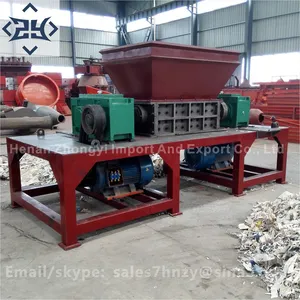 Double Shaft Shredder Hot Sale Waste Recycling Machinery Plastic Shredder Metal Shredder thumbnail-3