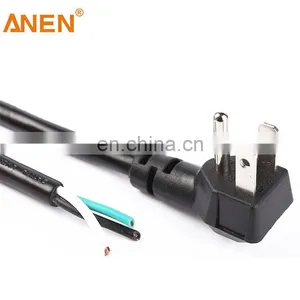 USA Power Plug DJ007E 2 Pole 3 Wire Grounded Angle Plug NEMA 5-15 AC Power Cords Plug thumbnail-4