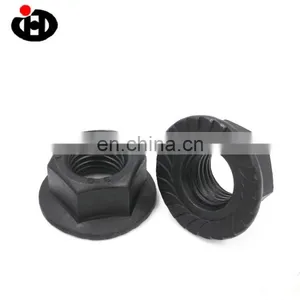 Hot Sale JINGHONG DIN6923 Serrated Black Hex Flange Nut thumbnail-2