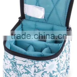 Custom Make Small Printed Canvas Essential Oil Carrying Case, 9bottles Popular Sell Canvas Essential Oil Carry Bag for Travel thumbnail-3