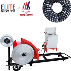 HUALONG Machinery Quarry Diamond Wire Saw Stone Mining Machine Block Squaring Cutting Machine Rock Driller for Marble thumbnail-1