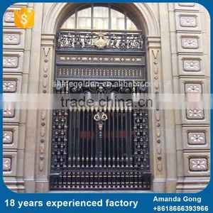 Lower Cost Cheap Wrought Iron Gate With Spear Points Point thumbnail-1