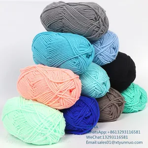 Factory Milk Cotton Yarn 5ply Acrylic Hand Knitting Yarn for Crochet thumbnail-2