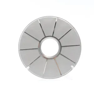Customized 10 Inch 316 Stainless Steel Woven Wire Mesh Melt Leaf Disc Filter for Filtration thumbnail-1