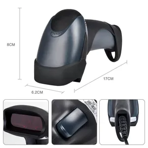 Handheld 1d and 2D Barcode Scanner With Wired Connection thumbnail-2