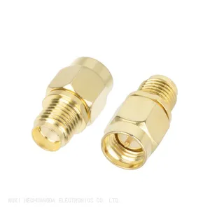Male to Female SMA-JK RF Coaxial Straight Adapter Connector for Communication thumbnail-1