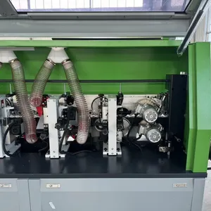 PVC Edge Banding Machine Automatic Wood Edge Bander Melamine Cabinet Edge Banding With End Cutter thumbnail-4