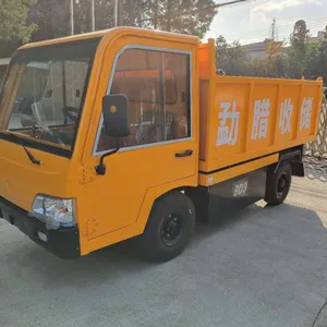 Resist the Rat Race: High - Quality 3 - Ton Electric Dump Truck. Electric Dump Trucks for Use in Grain Depots, Iron Scrap, Bamboo Scrap, and Wood Processing Factories thumbnail-3