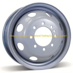 16x6 Dual Wheel Steel Trailer Wheel 8 on 6.5 Dual Wheel thumbnail-4