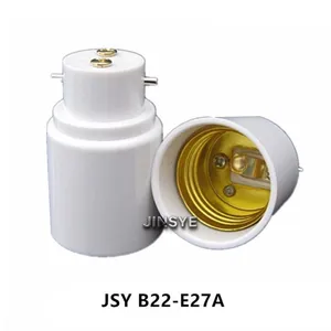 E27 to B22 Lampholder Socket Adaptor B22 to E27 Lamp Holder thumbnail-1
