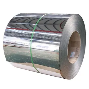 304 8K Mirror Polished SS Coil 0.5mm 0.8mm 1mm 1.5mm Decorative Architecture Panel thumbnail-1