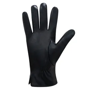 Factory Custom Hot Sale Goat Sheep Skin Leather Glove High Quality Breathable Glove Hands Warm thumbnail-3