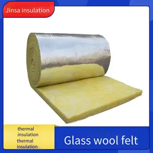 1200*40mm Gray Glass Wool Felt With High Compressive Strength, Manufacturer: Jinsa thumbnail-1