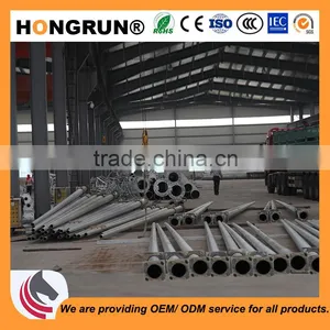 Conical Single-arm Street Lamp Pole Used for Urban Main Road Lighting thumbnail-3