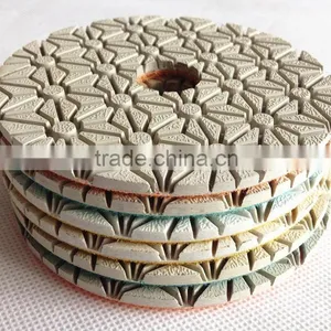 4 Inch Flexible Resin Diamond Granite Polishing Pads thumbnail-5