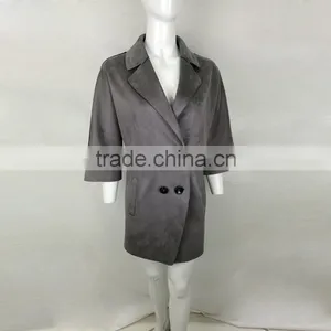 2015 New Fashion Spring Women Slim Blazer Coat Casual Jackets Long Sleeve Suit Outerwear thumbnail-4
