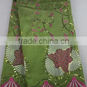Mitaco Fashionable African George Lace Fabric With Sequins GP1001 thumbnail-1