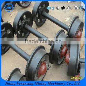 Customizable Strength Loading Cast Iron Or Cast Steel Mine Car Wheel/Rail Wheel Axles/Mining Gauge Wheels thumbnail-1