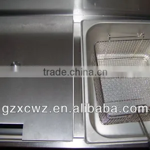 2015 New Type Hot Sale Commercial Stainless Steel Single Tank Lpg Gas Deep Fryer thumbnail-3
